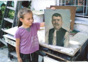 Prapravnučka s richtárom 19.9.2009