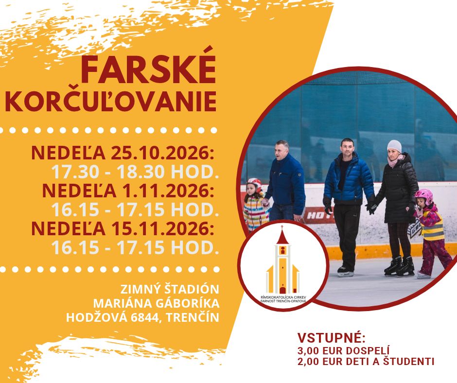 Korčuľovanie s Farnosťou Trenčín-Opatová