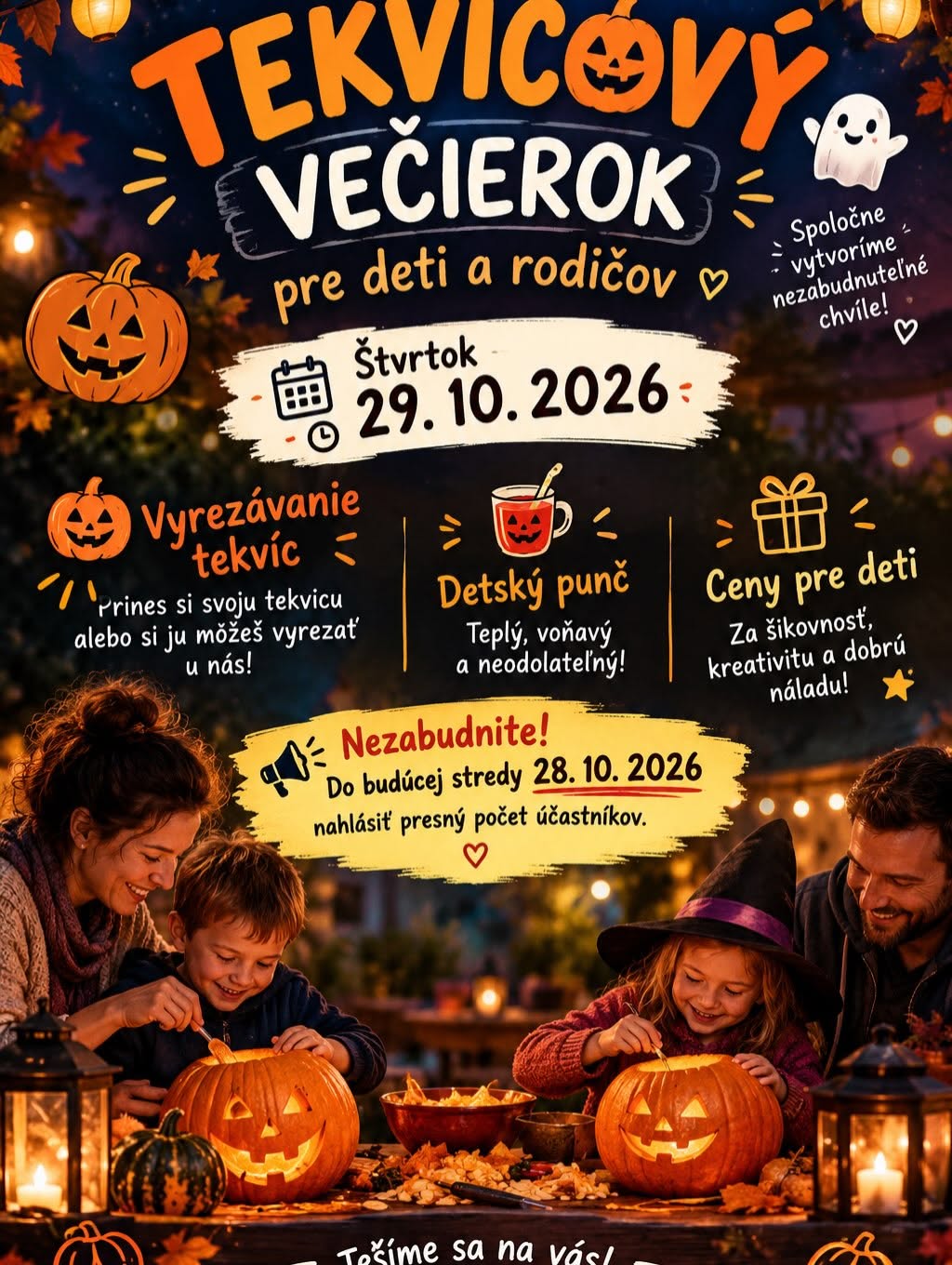 Tekvicový večierok v Opatii.
